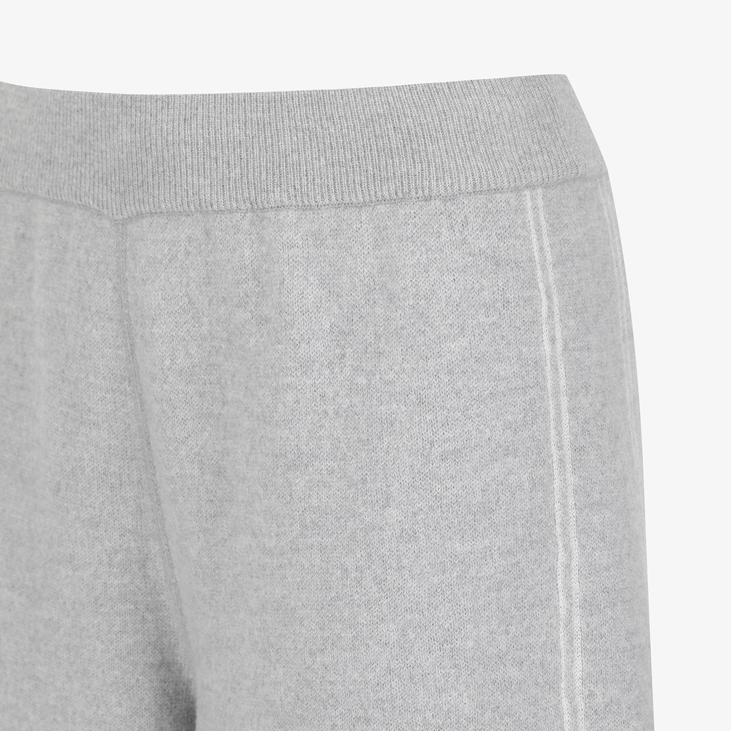 사우스케이프 여성 리버시블 자카드 니트 팬츠_그레이