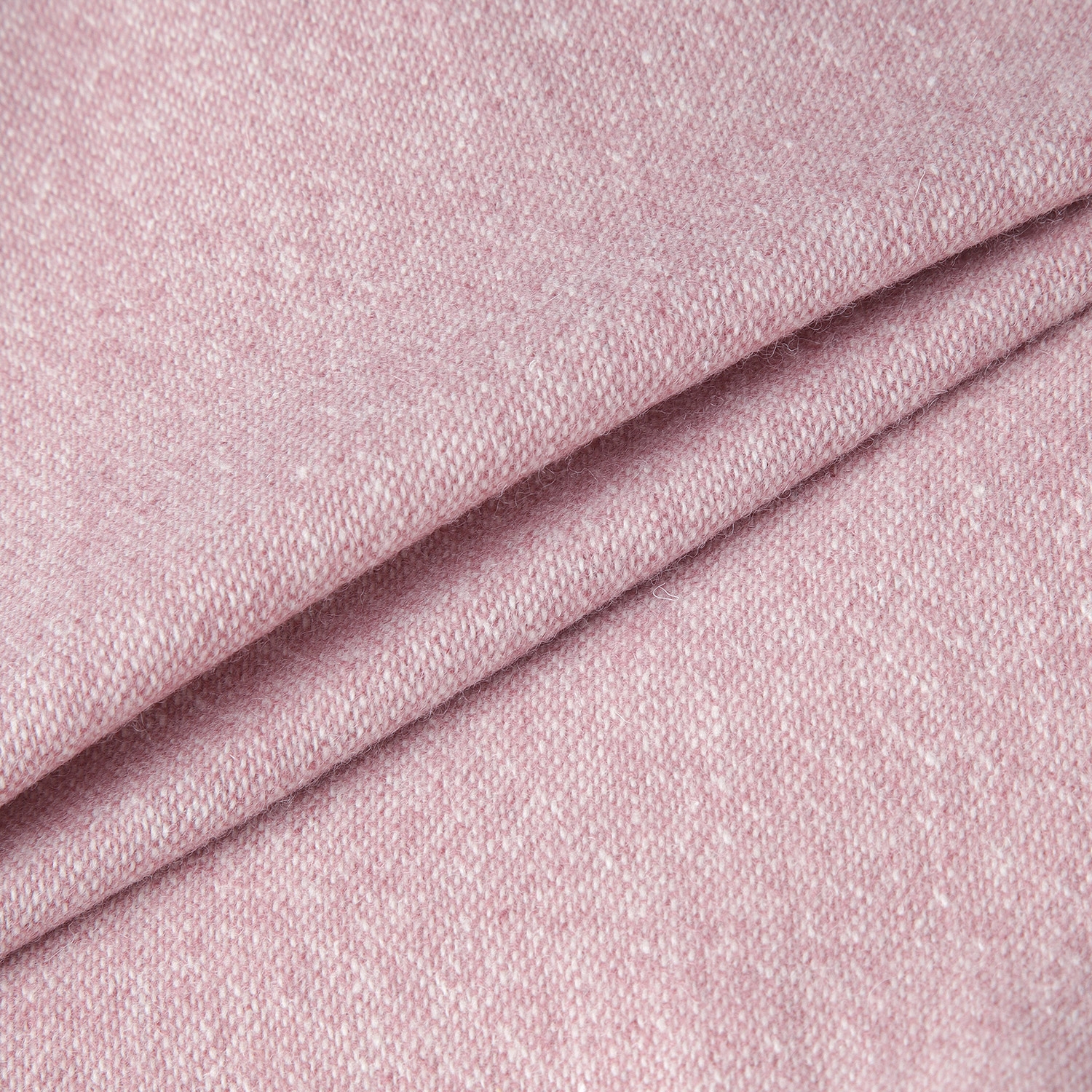 사우스케이프 여성 밍크퍼 카라 집업 베스트_핑크