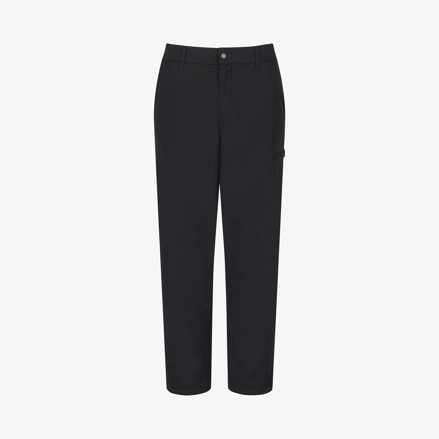 사우스케이프 남성 싱글 카고 포켓 패딩 팬츠_블랙