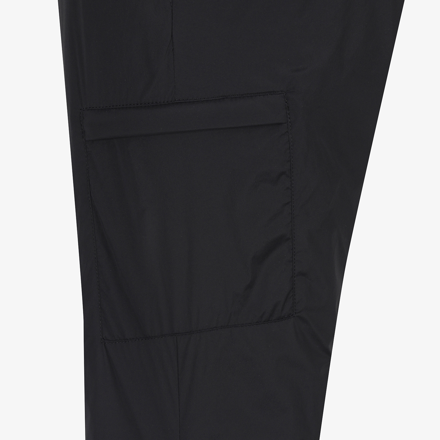 사우스케이프 남성 싱글 카고 포켓 패딩 팬츠_블랙