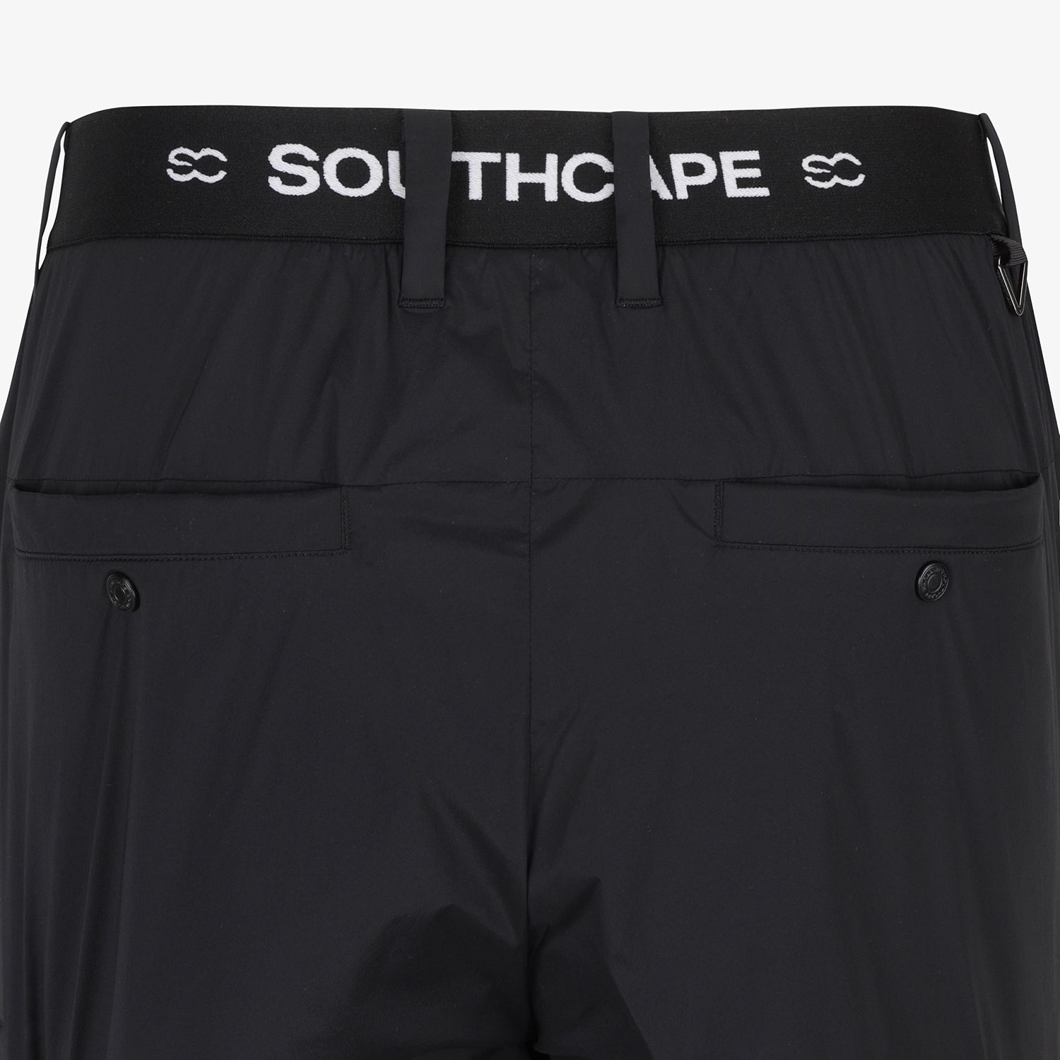 사우스케이프 남성 싱글 카고 포켓 패딩 팬츠_블랙