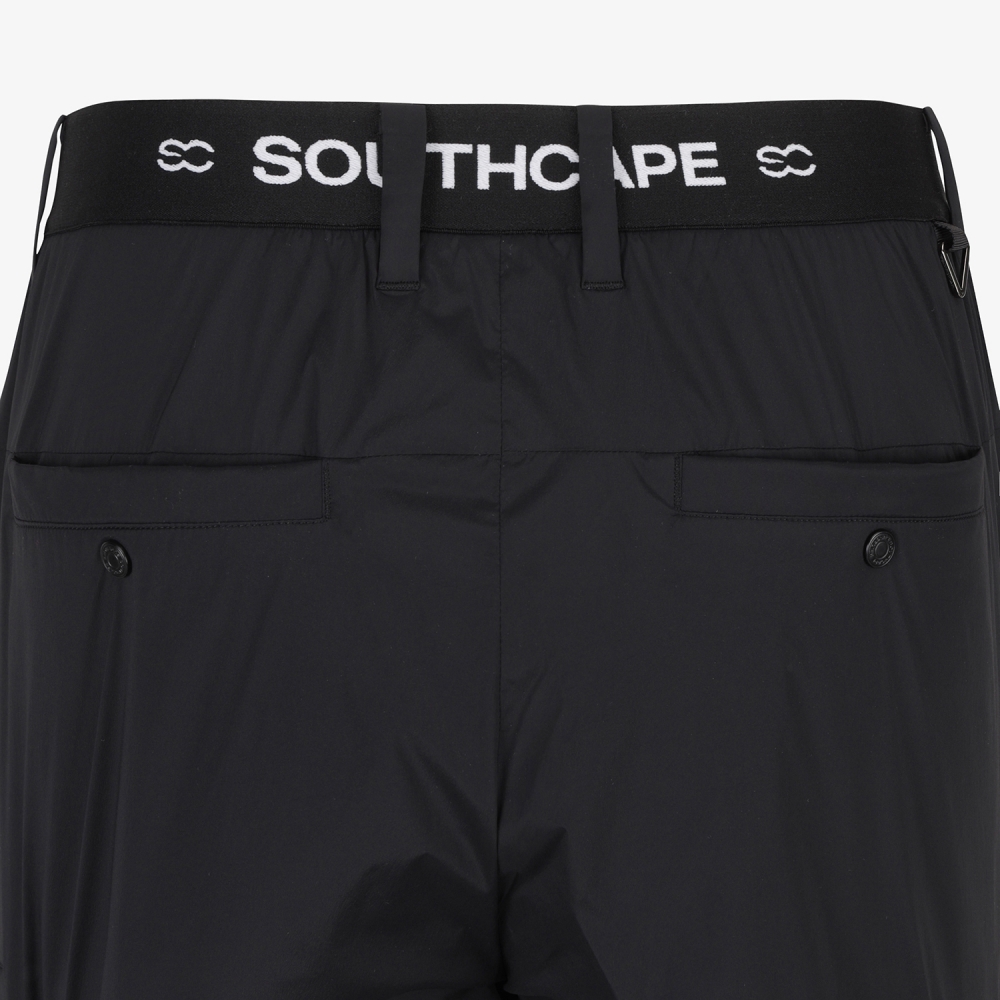 사우스케이프 남성 싱글 카고 포켓 패딩 팬츠_블랙