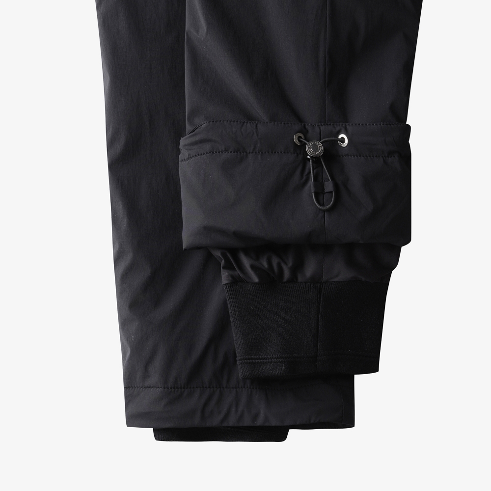 사우스케이프 남성 싱글 카고 포켓 패딩 팬츠_블랙