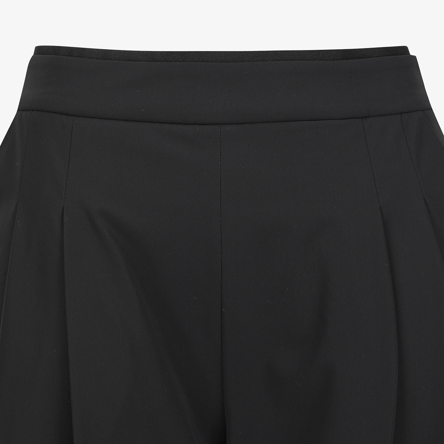 사우스케이프 여성 핀턱 패딩 와이드 팬츠_블랙