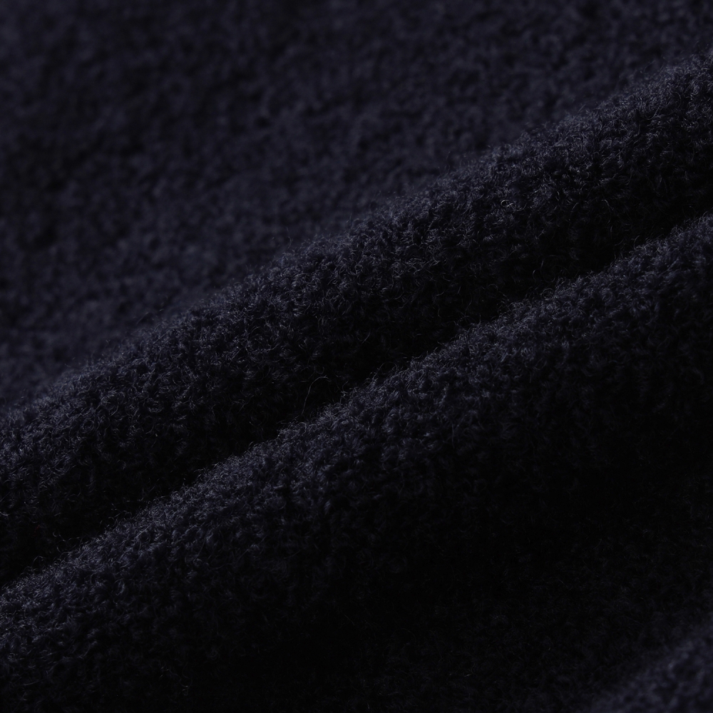 여성 사우스크로스 부클 울 니트 팬츠_네이비