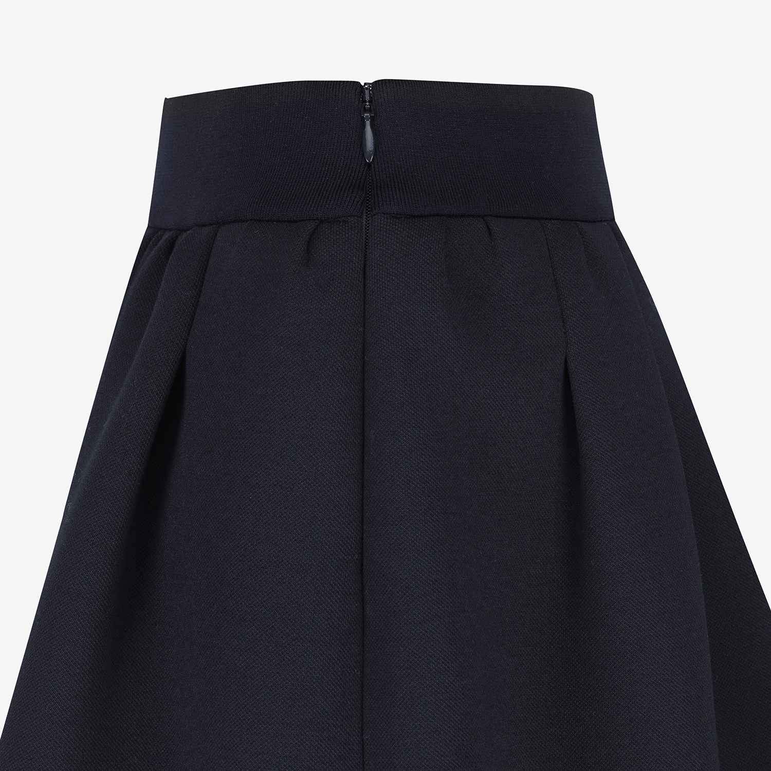 여성 사우스크로스 플레어 실루엣 스커트_다크 네이비