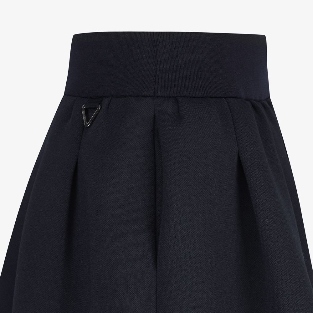 여성 사우스크로스 플레어 실루엣 스커트_다크 네이비