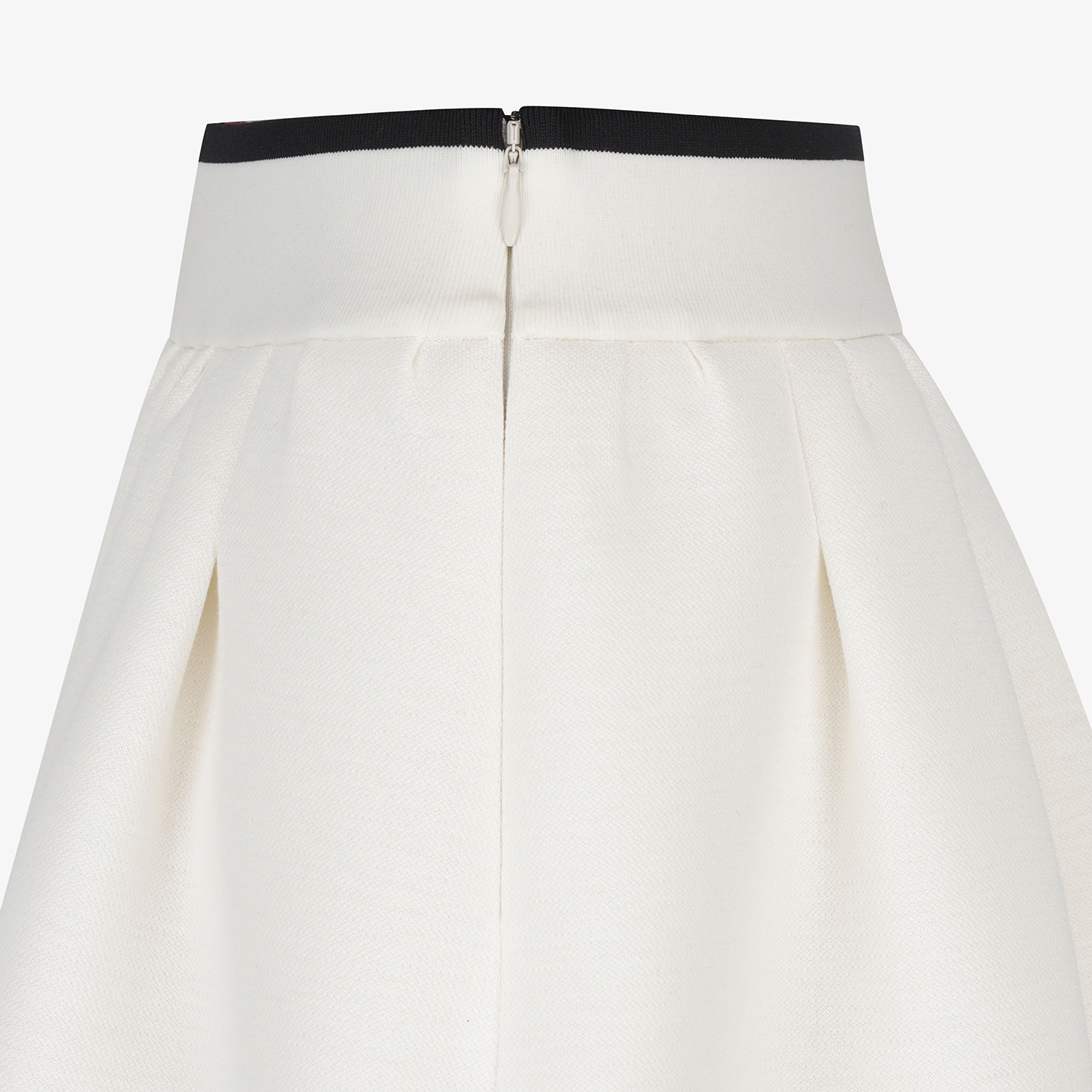여성 사우스크로스 플레어 실루엣 스커트_아이보리