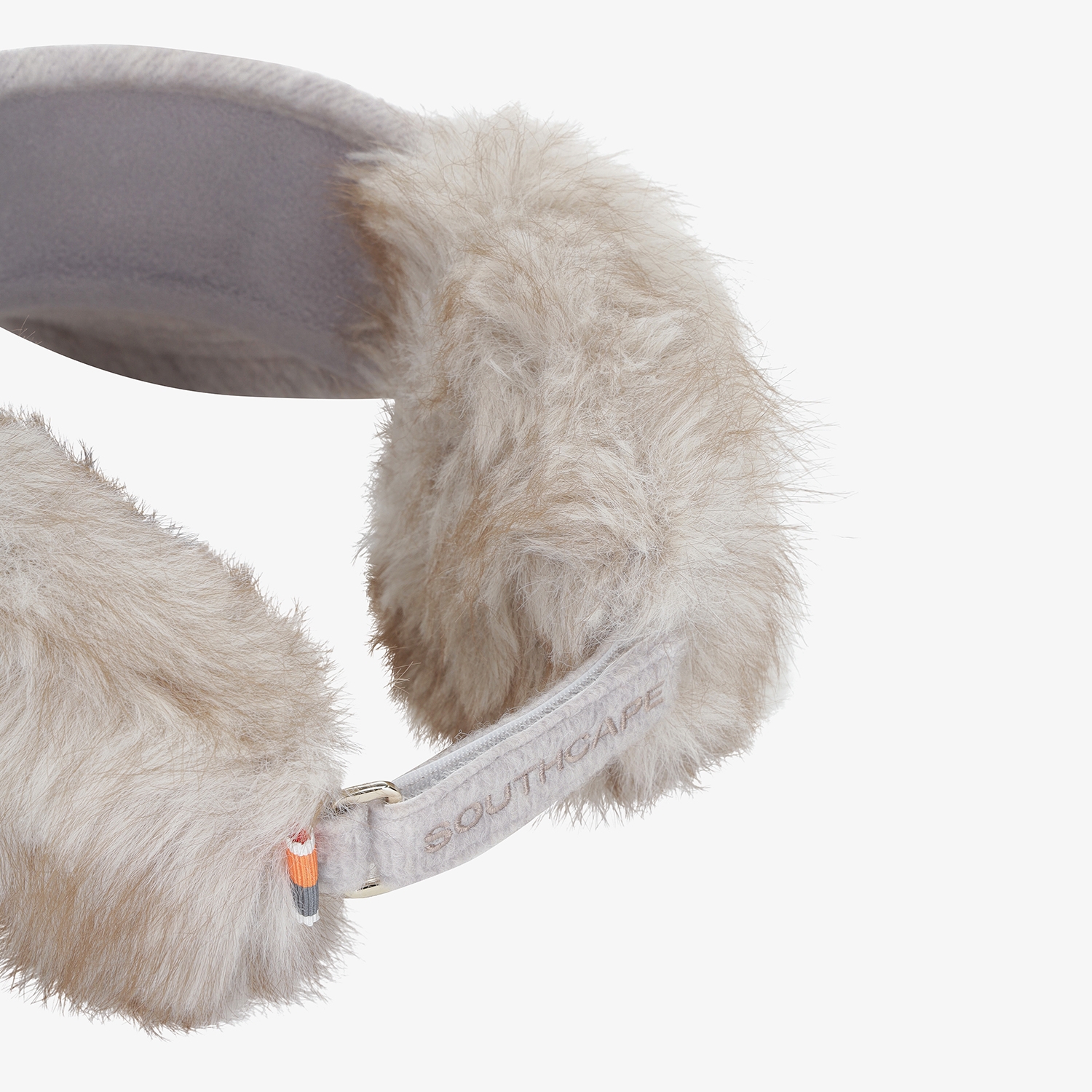 사우스케이프 여성 로고 퍼 이어머프 바이저_라이트 그레이