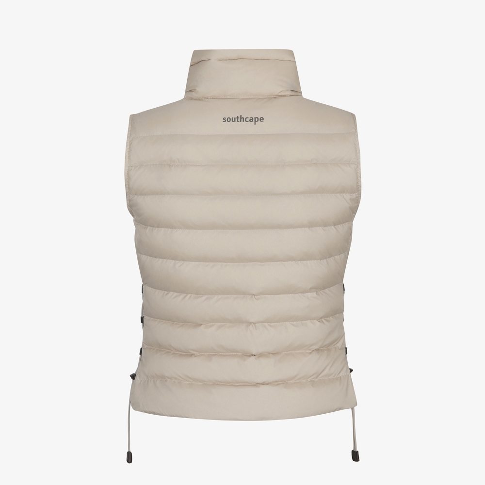 사우스케이프 여성 라이트 구스 다운 베스트_라이트 베이지
