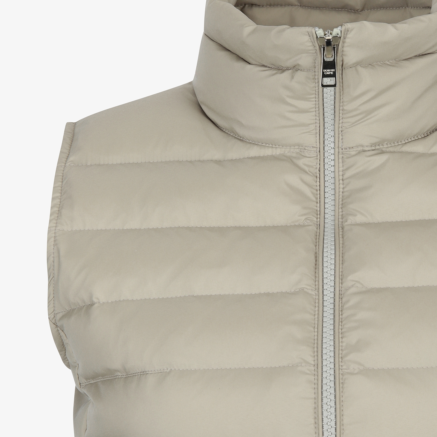 사우스케이프 여성 라이트 구스 다운 베스트_세피아