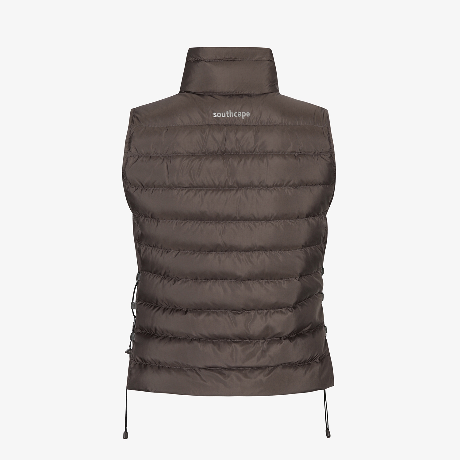 사우스케이프 여성 소프트 구스 다운 베스트_브라운