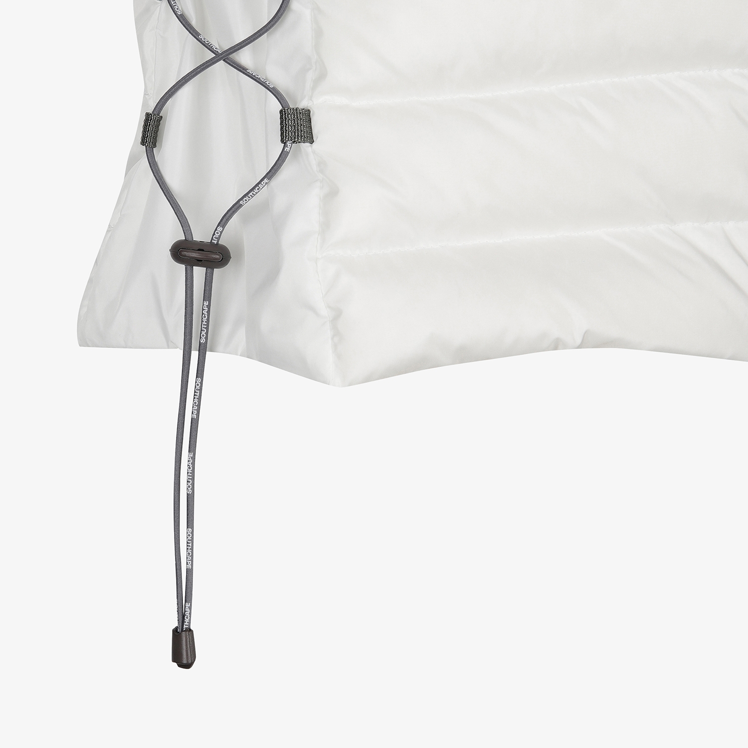 사우스케이프 여성 소프트 구스 다운 베스트_화이트