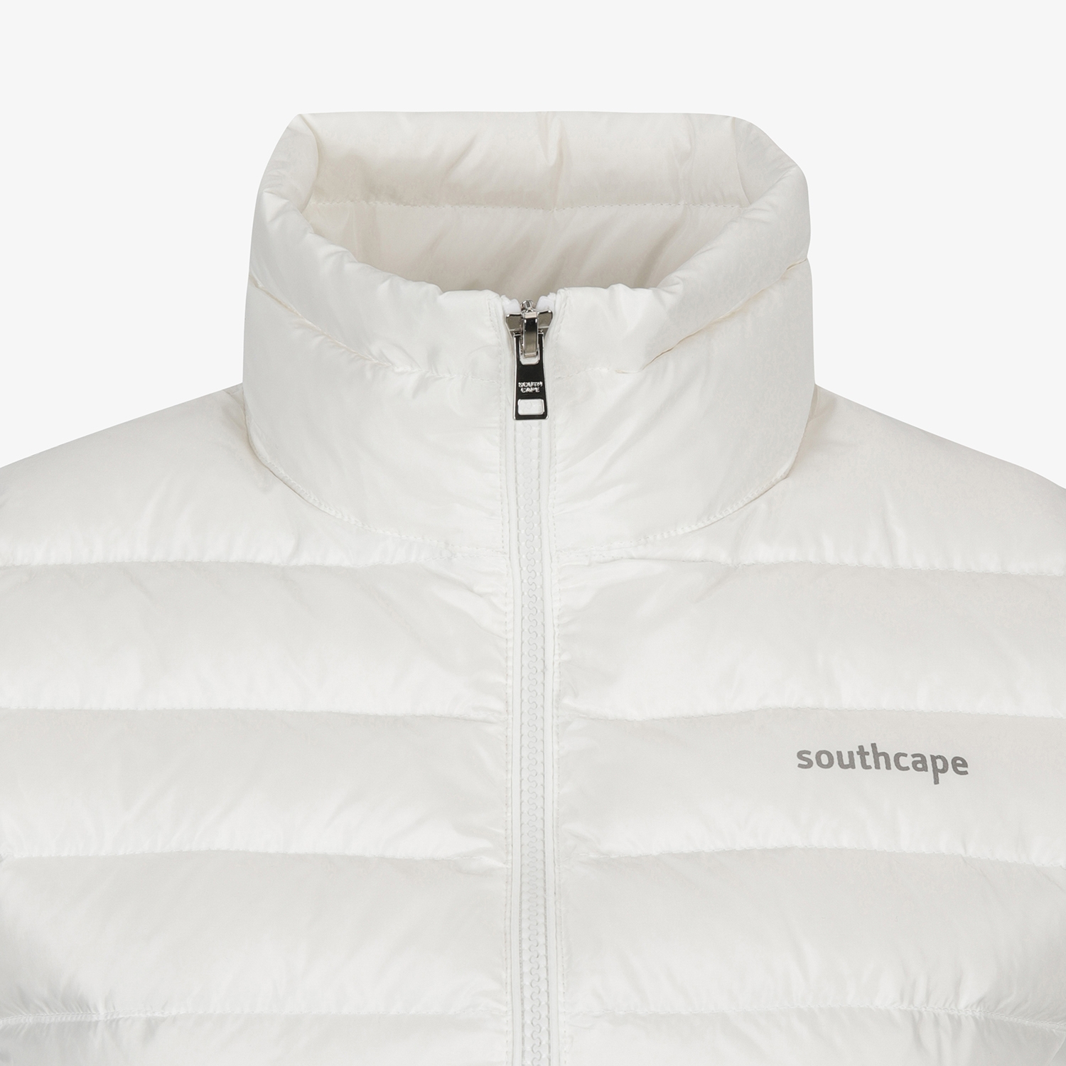 사우스케이프 여성 소프트 구스 다운 베스트_화이트