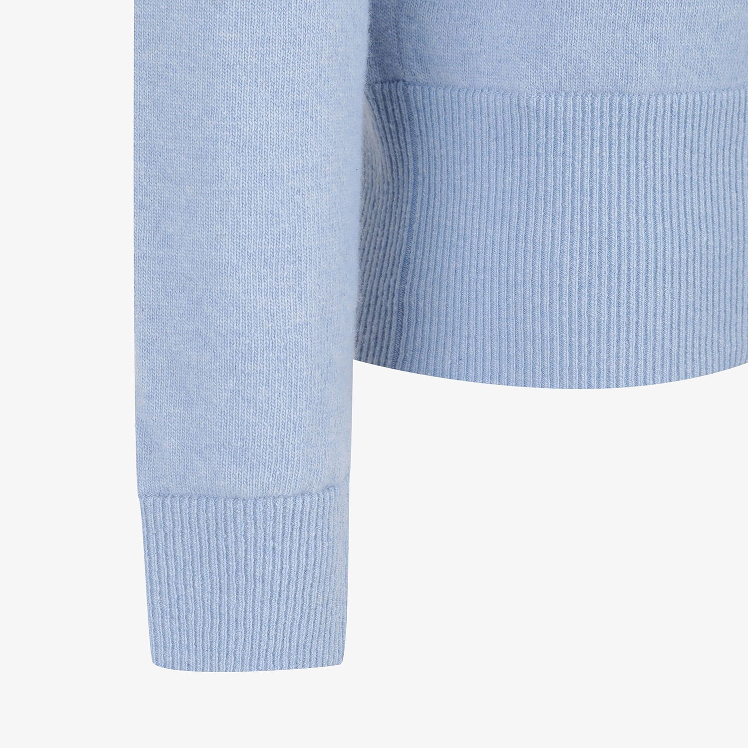 사우스케이프 여성 방풍 캐시미어 모크넥 니트 풀오버_블루