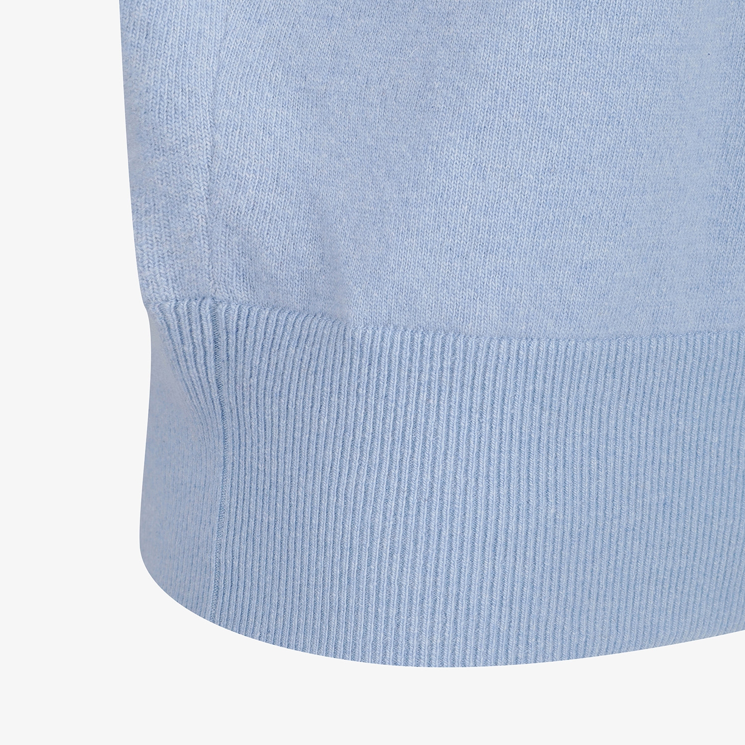 사우스케이프 여성 방풍 캐시미어 모크넥 니트 풀오버_블루