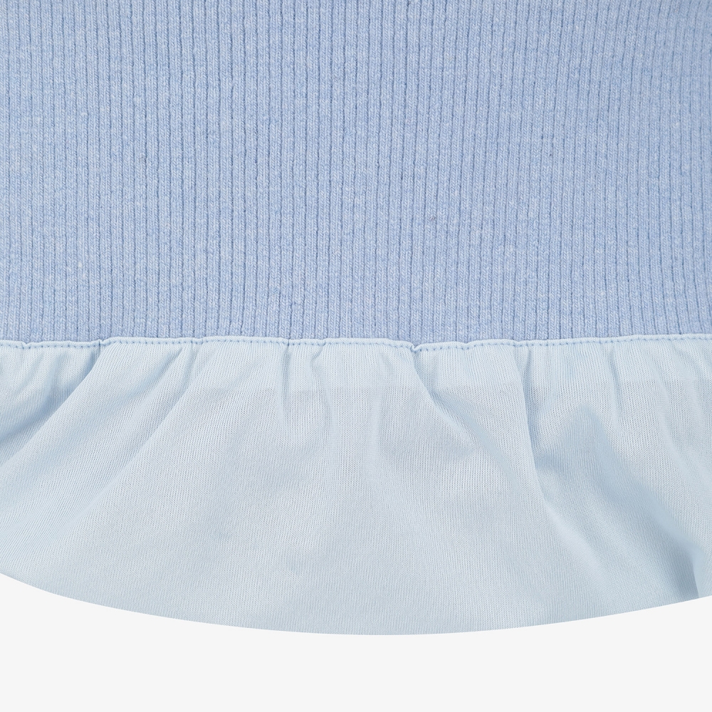 사우스케이프 여성 방풍 캐시미어 모크넥 니트 풀오버_블루