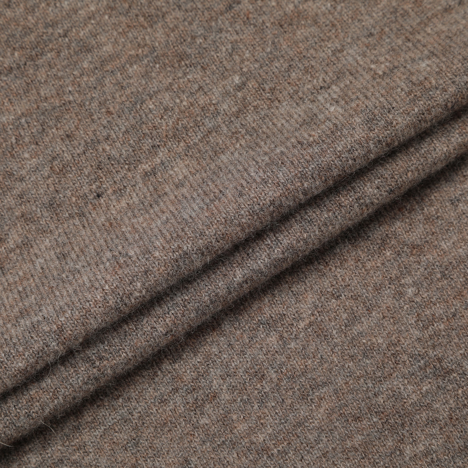 사우스케이프 여성 방풍 캐시미어 모크넥 니트 풀오버_멜란지 베이지