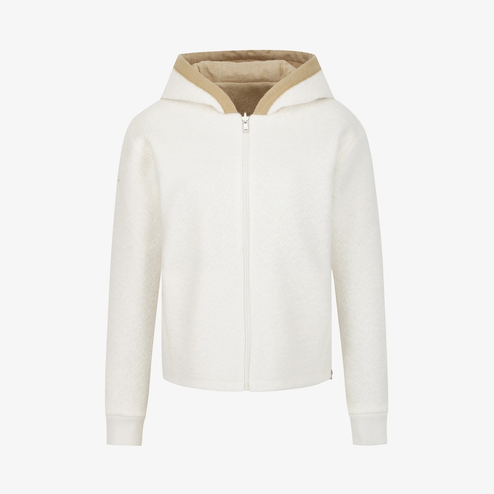 사우스케이프 여성 선라이즈 하우스 리버시블 후드 집업 점퍼_머스타드