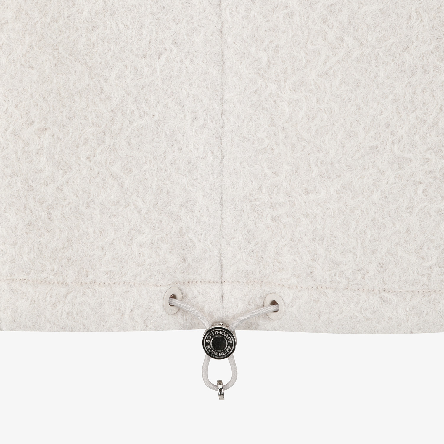 사우스크로스 여성 리버시블 부클 니트 후드 베스트_베이지