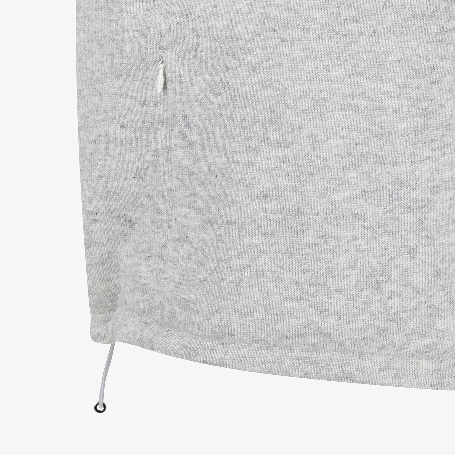 사우스크로스 여성 리버시블 부클 니트 후드 베스트_그레이