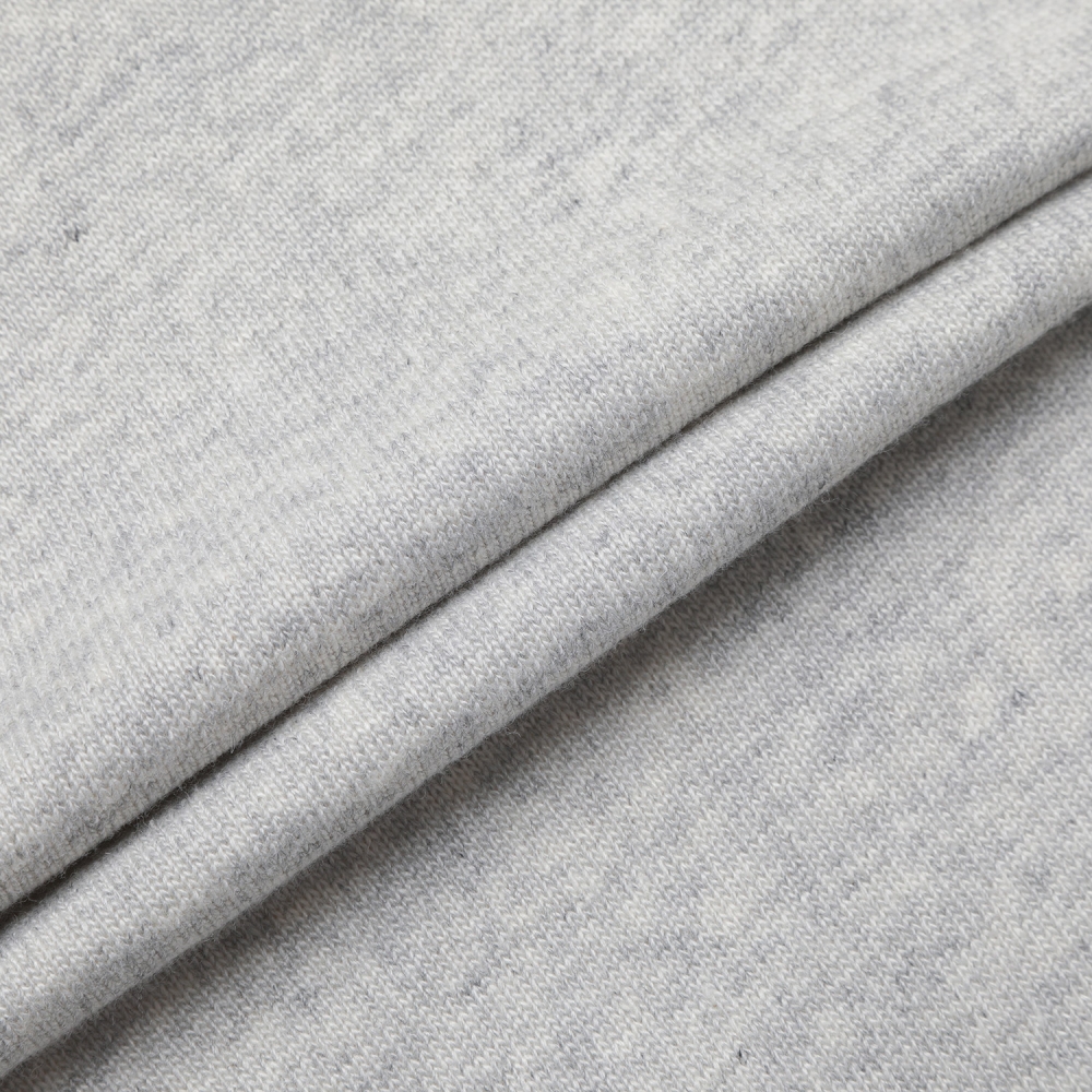 사우스크로스 여성 리버시블 부클 니트 후드 베스트_그레이