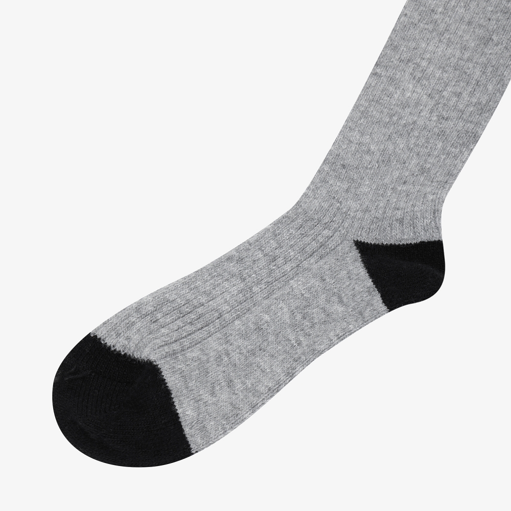 사우스케이프 여성 SC 로고 롱 오버니삭스_그레이