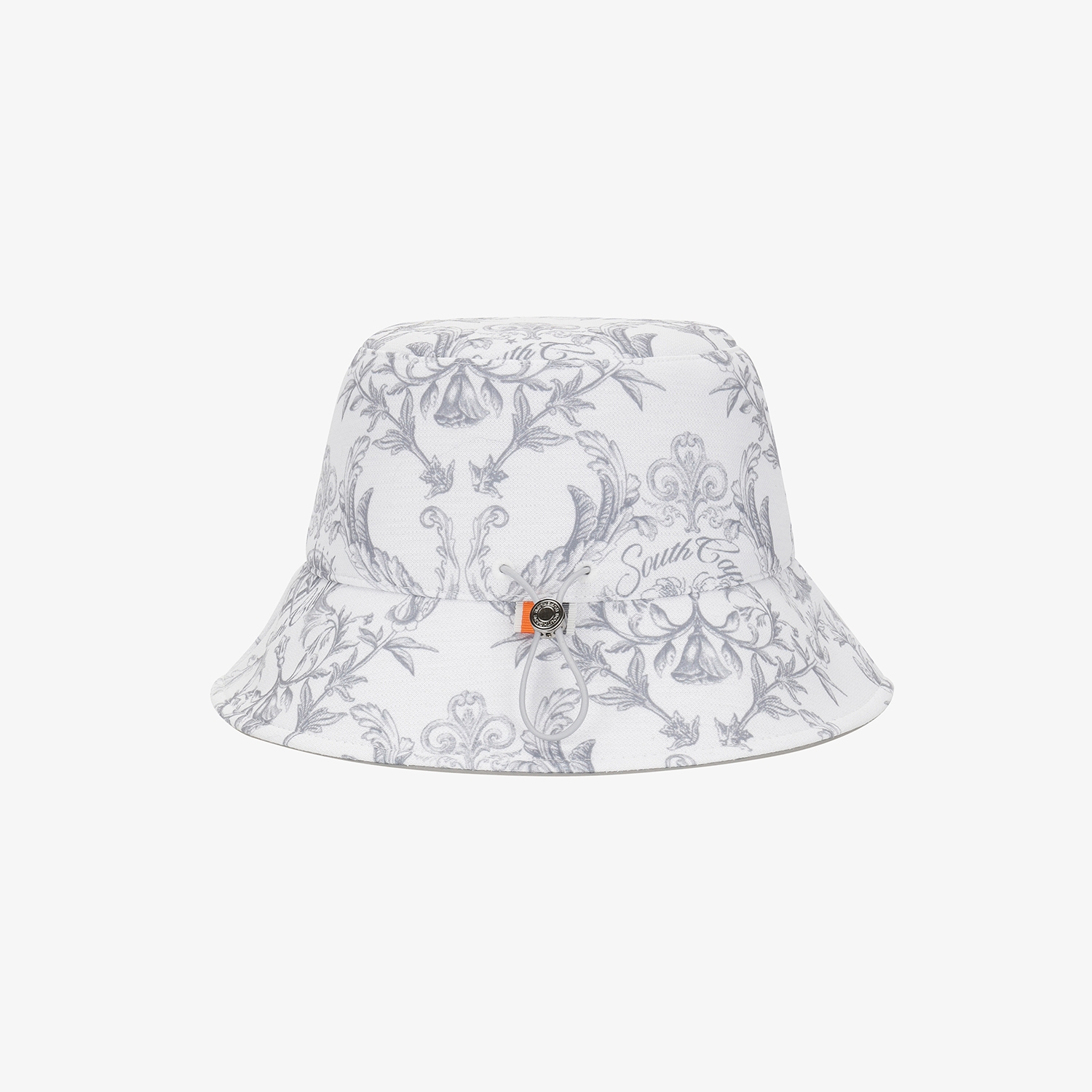 여성 사우스크로스 프린트 버킷햇_그레이
