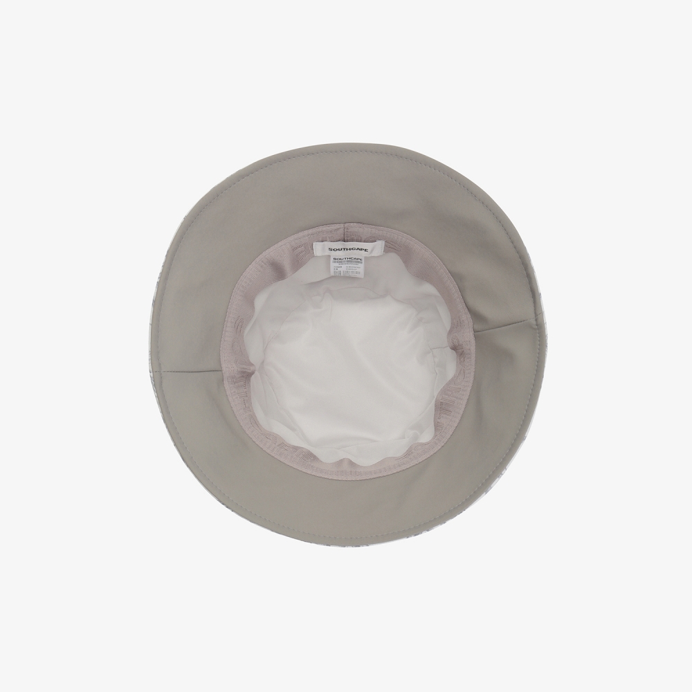 여성 사우스크로스 프린트 버킷햇_그레이