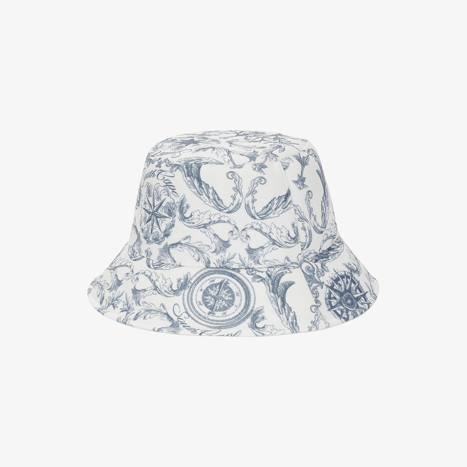 여성 사우스크로스 프린트 버킷햇_네이비