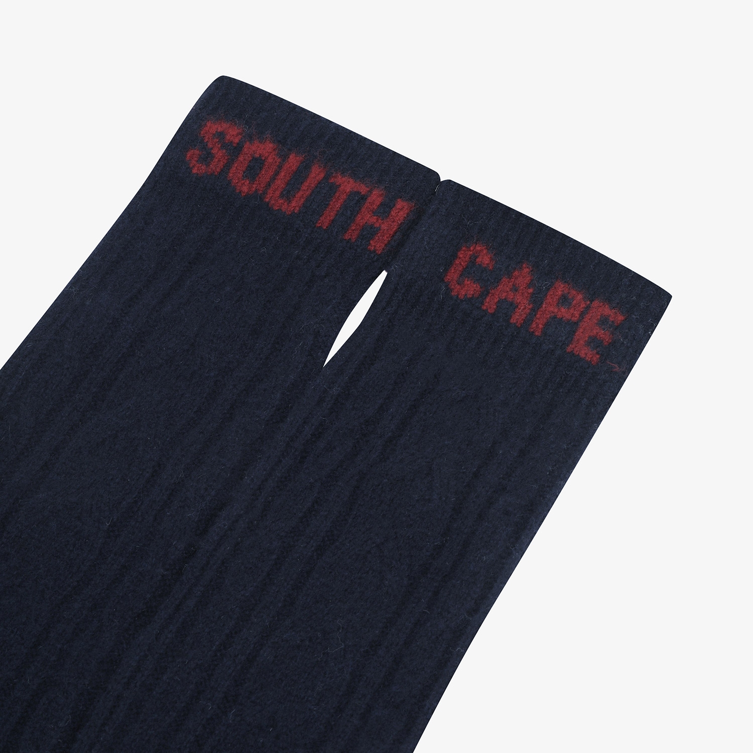 사우스케이프 여성 에어울 니트 레그 워머_네이비