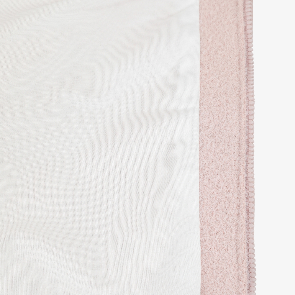 사우스케이프 여성 볼란테 자카드 니트 후드 집업_라이트 핑크