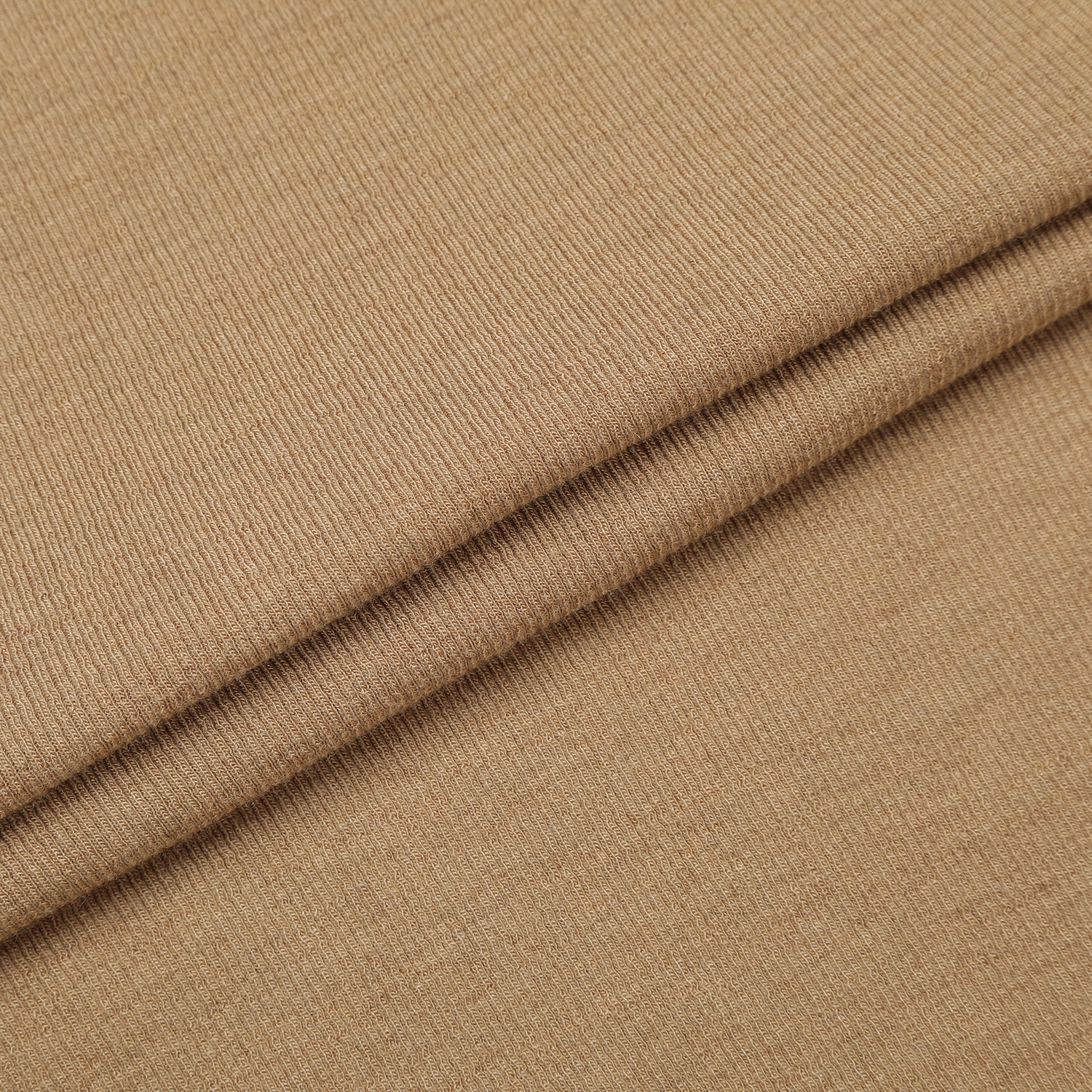 사우스케이프 여성 프릴 넥 울 하프 집업 티셔츠_베이지