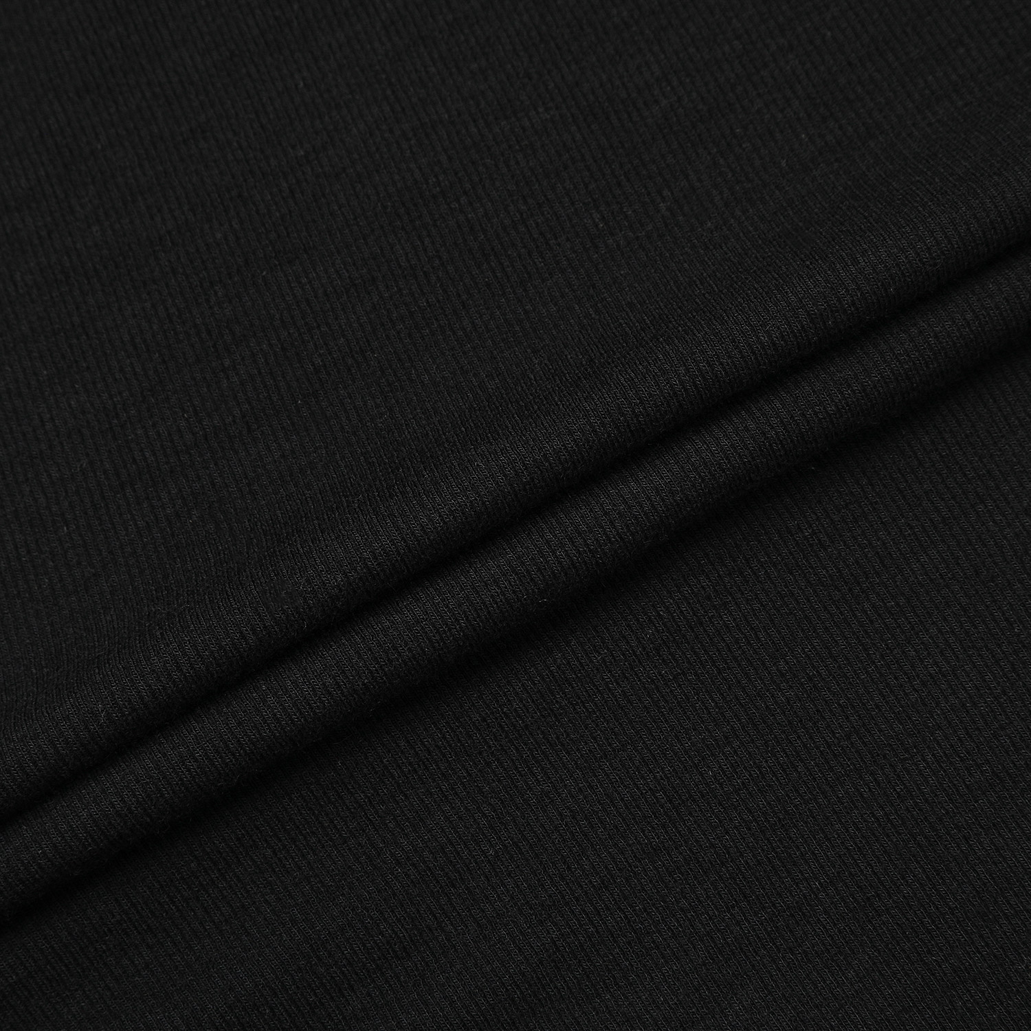 사우스케이프 여성 프릴 넥 울 하프 집업 티셔츠_블랙