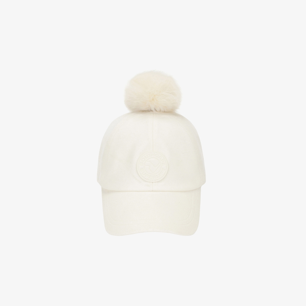 여성 사우스크로스 2-WAY 이어머프 볼캡_아이보리