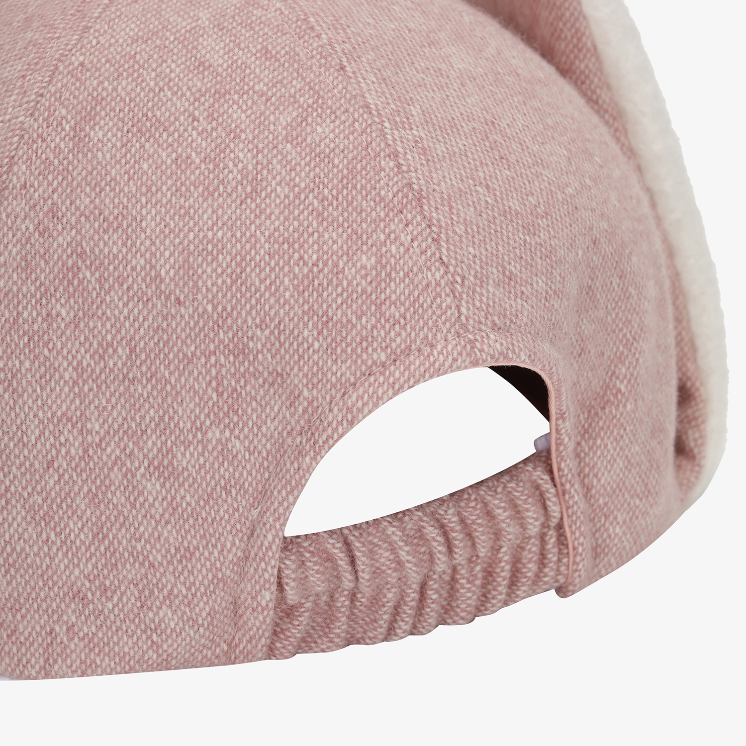 사우스케이프 여성 울블랜드 이어머프 볼캡_핑크