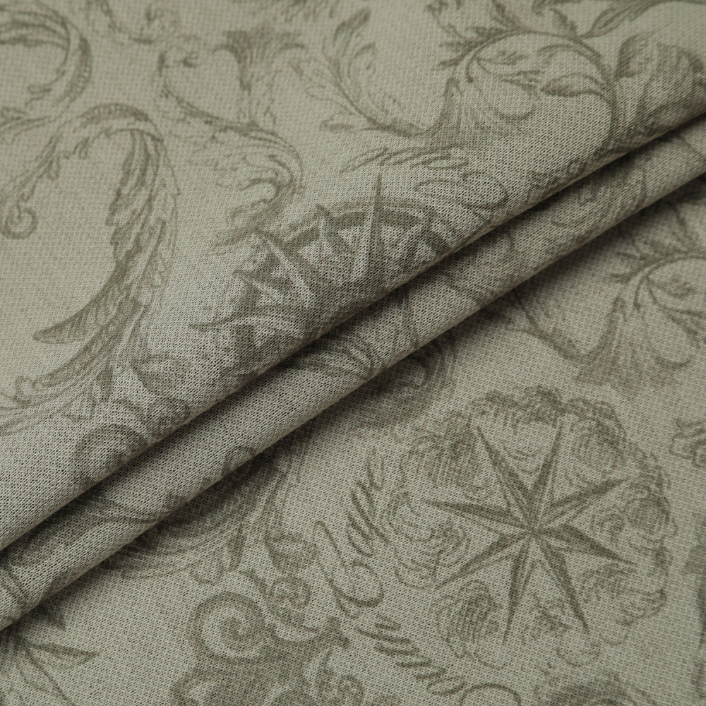 여성 사우스크로스 프린트 저지 집업 후드 티셔츠_카키