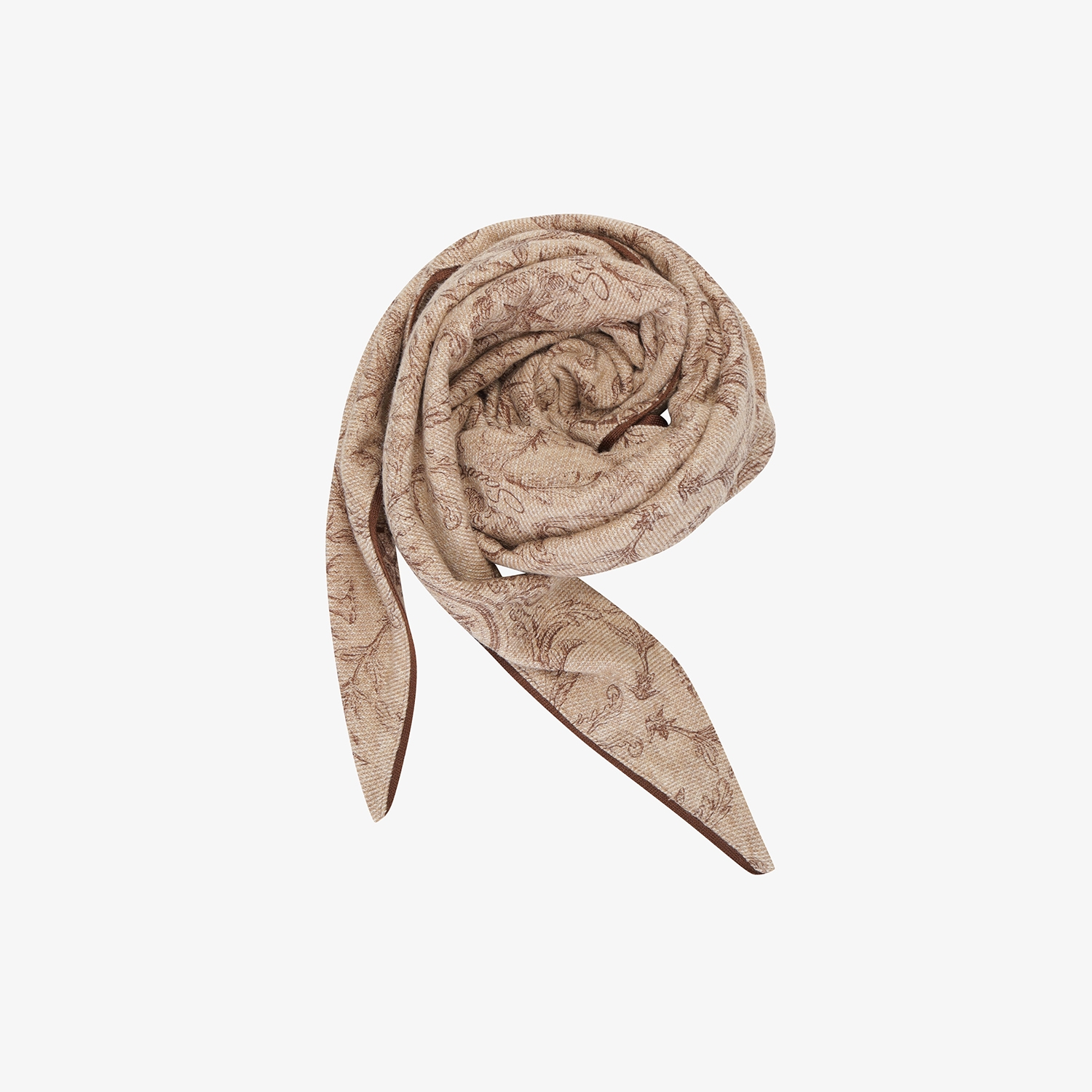 여성 사우스크로스 트라이앵글 스카프_베이지