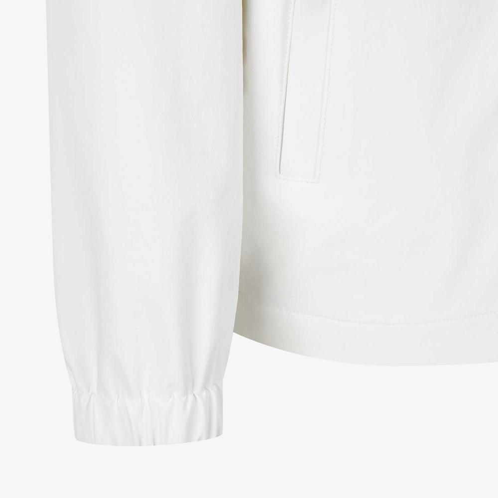 남성 사우스크로스 배색 카라 점퍼_화이트