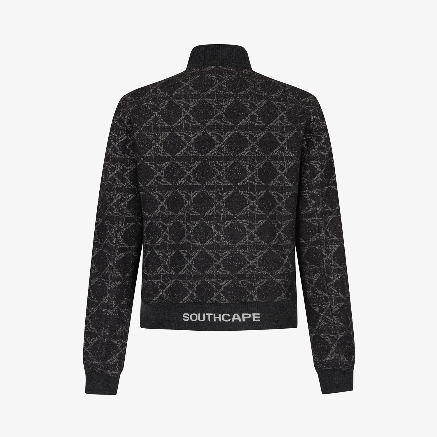 여성 사우스크로스 볼란테 트위드 패딩 점퍼_블랙