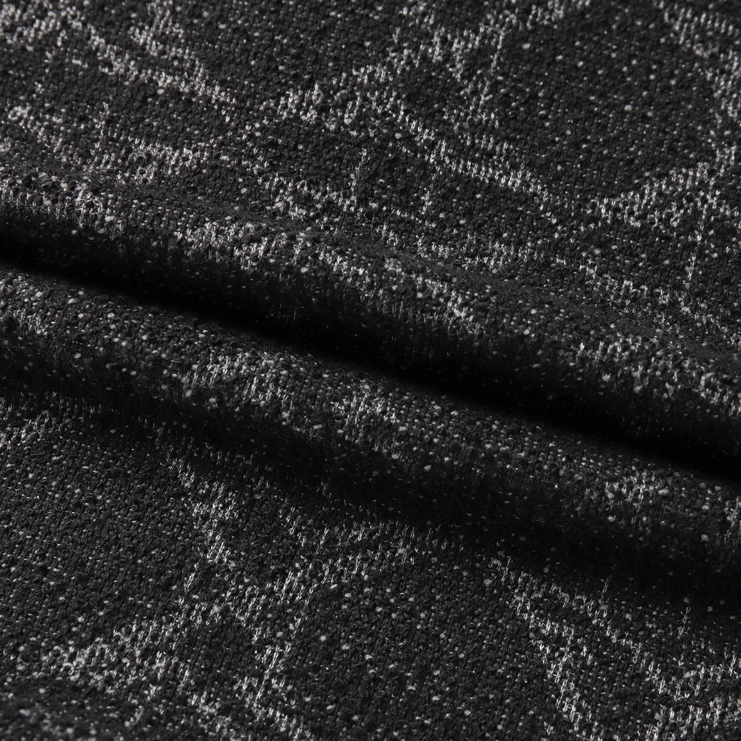 여성 사우스크로스 볼란테 트위드 패딩 점퍼_블랙