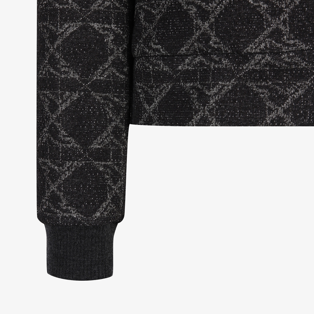 여성 사우스크로스 볼란테 트위드 패딩 점퍼_블랙