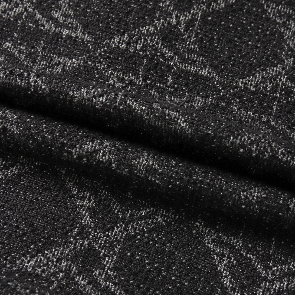 여성 사우스크로스 볼란테 트위드 패딩 점퍼_블랙