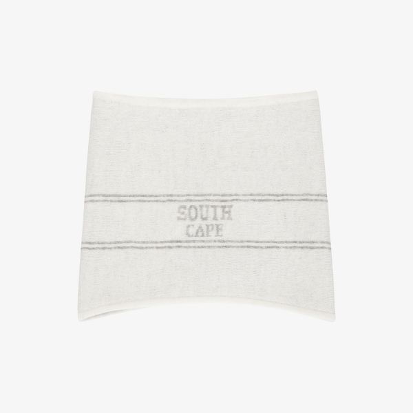 사우스케이프 유니 리버시블 니트 넥 워머_아이보리