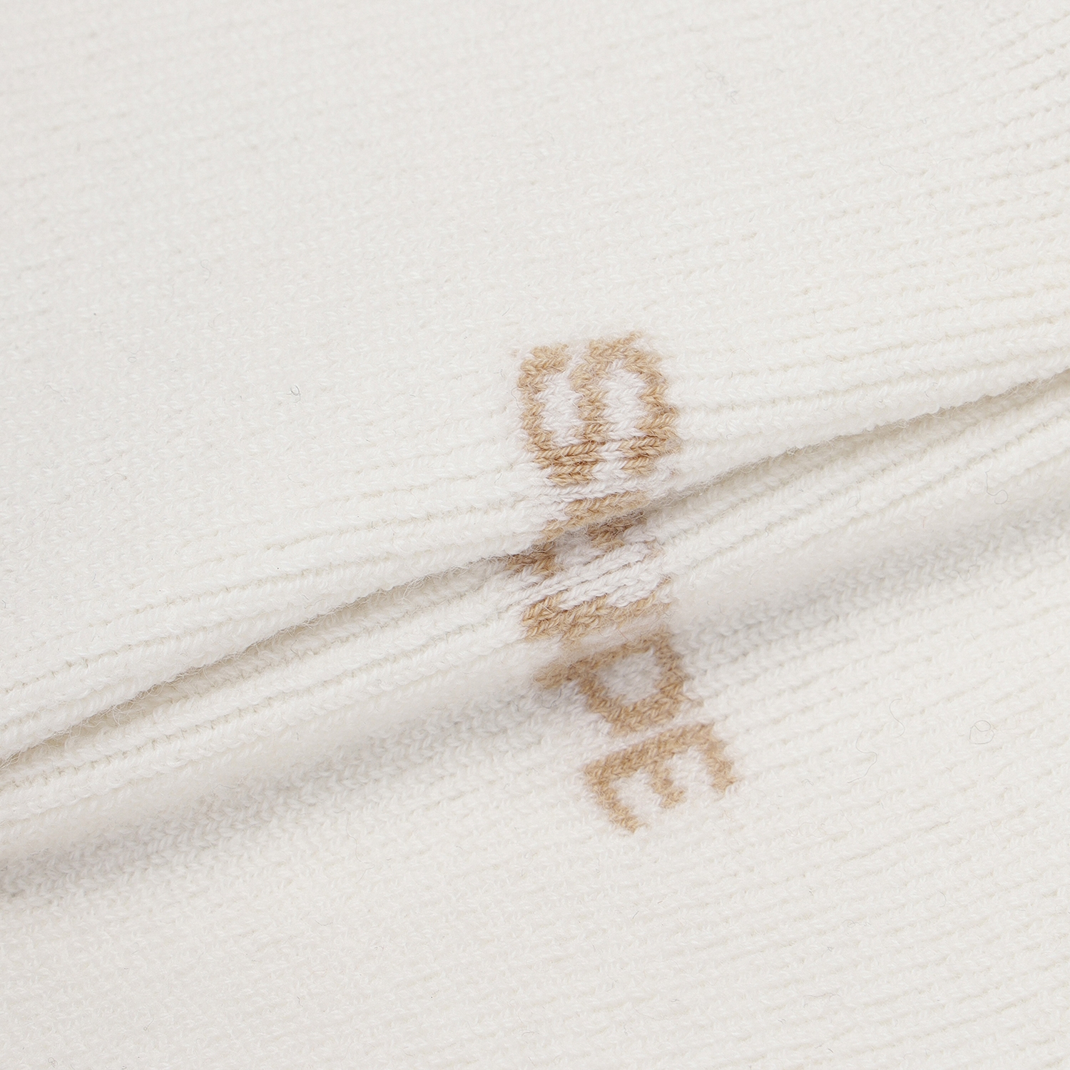 사우스케이프 여성 리버시블 퍼 니트 넥워머_아이보리