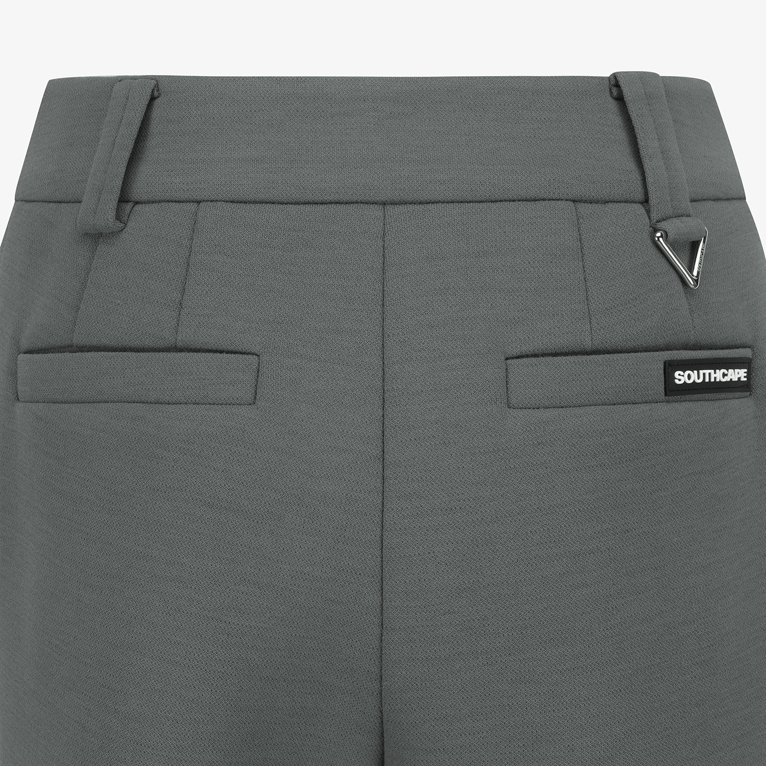 여성 사우스크로스 사이드 배색 라인 팬츠_다크 그레이