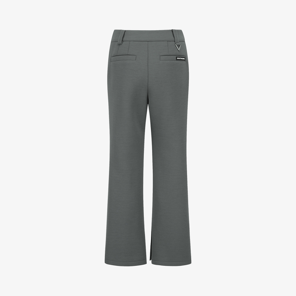 여성 사우스크로스 사이드 배색 라인 팬츠_다크 그레이