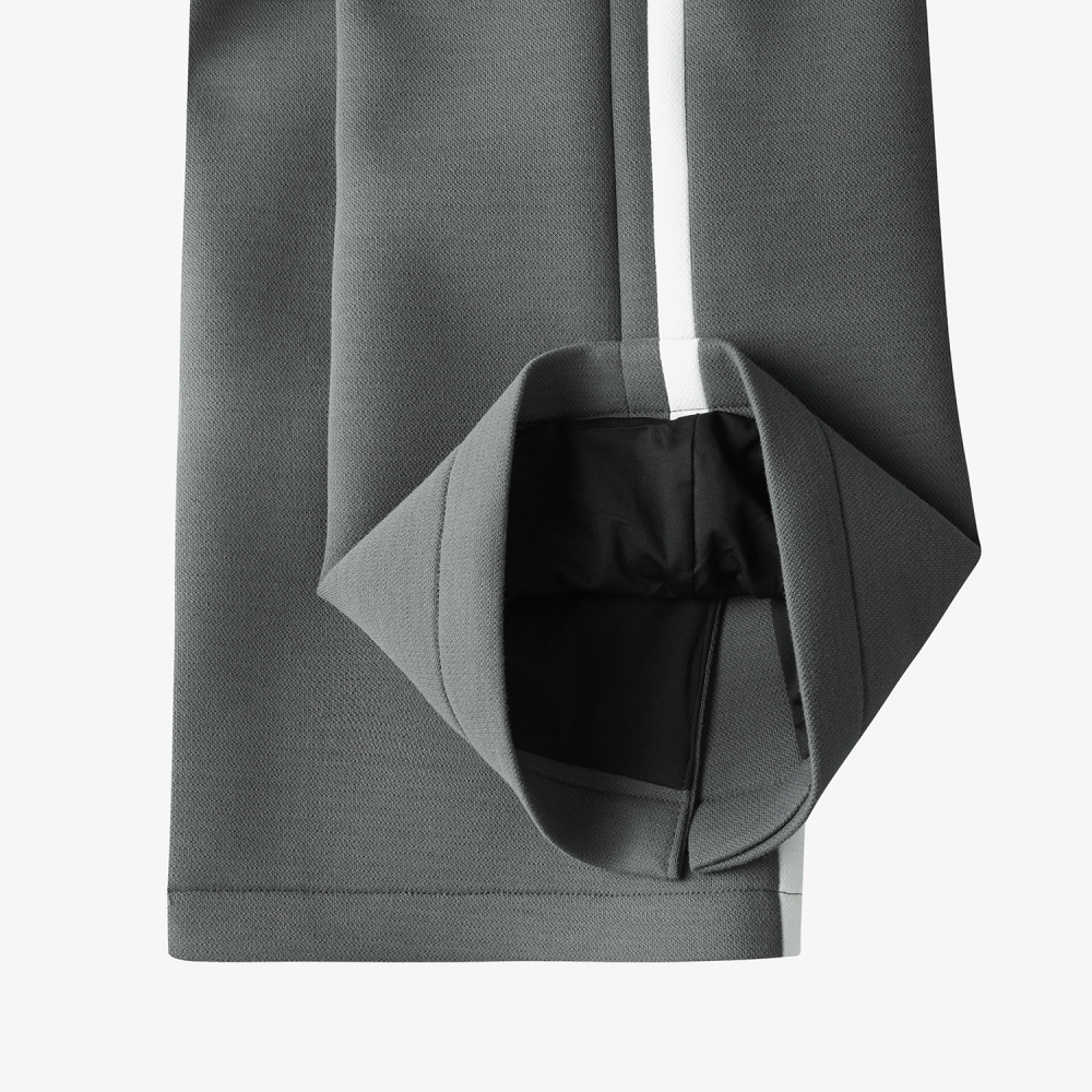 여성 사우스크로스 사이드 배색 라인 팬츠_다크 그레이