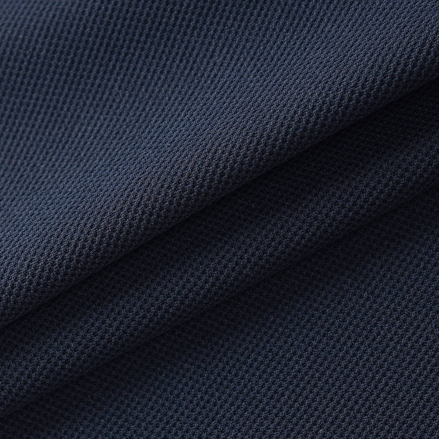 여성 사우스크로스 프릴 모크넥 백 슬릿 티셔츠_네이비