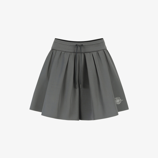 여성 사우스크로스 플레어 스커트 팬츠_차콜 그레이